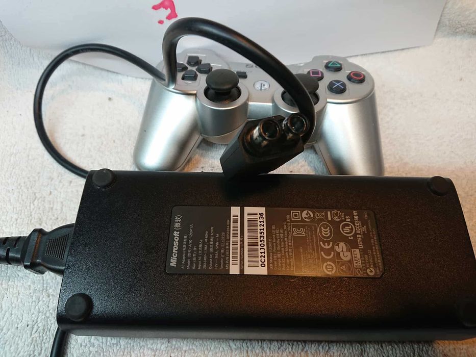 zasilacz x-box oraz pad ps