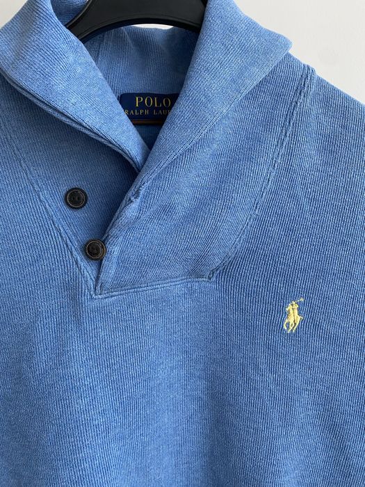 Niebieski sweter męski Ralph Lauren M