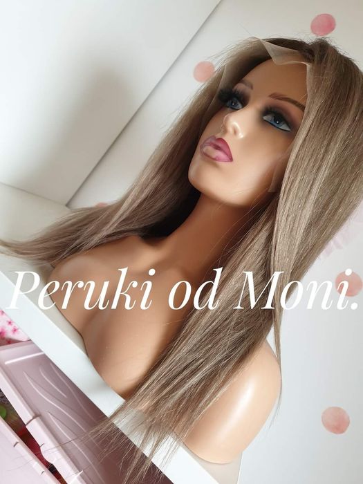 Peruka chłodny brąz