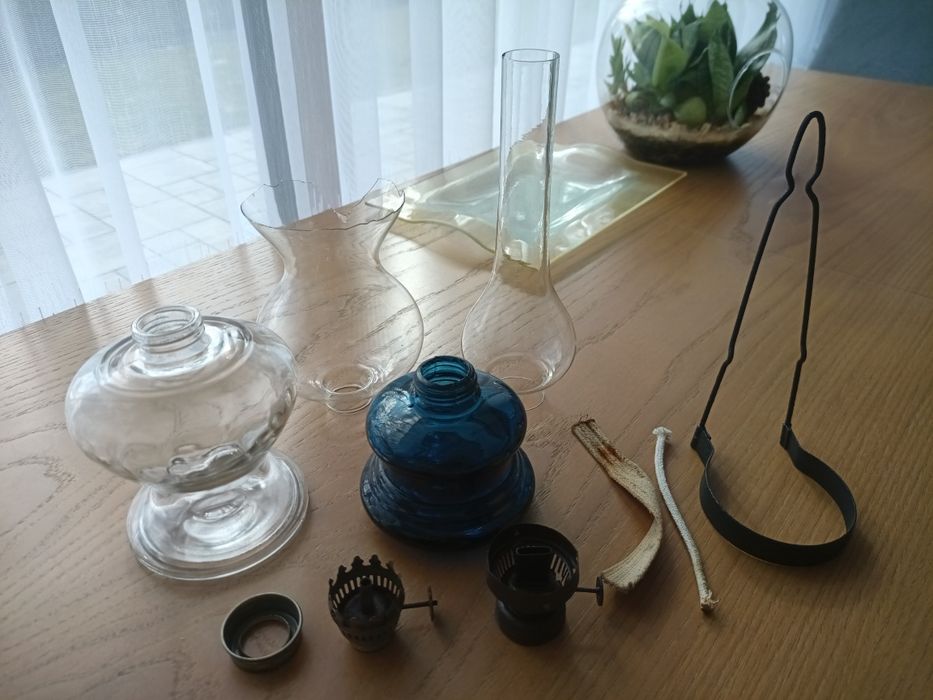 Piękne lampy naftowe antyczne