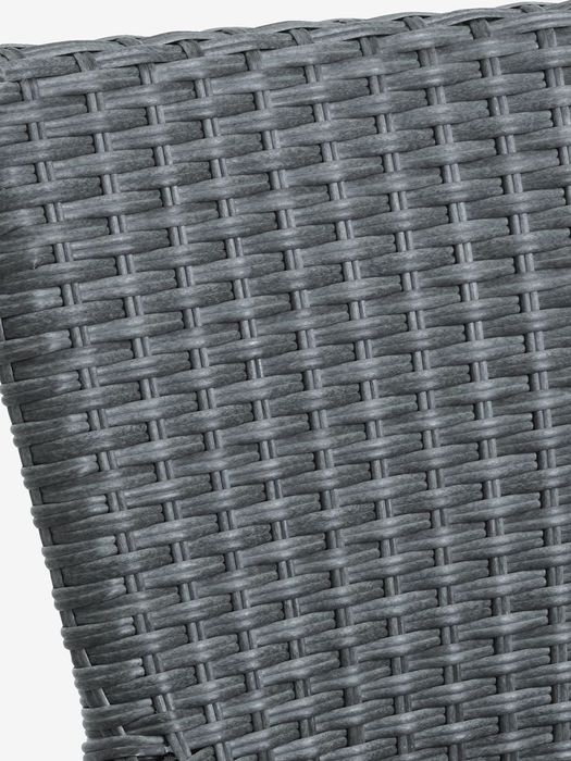 NOWE krzesło ogrodowe z technoratanu szare