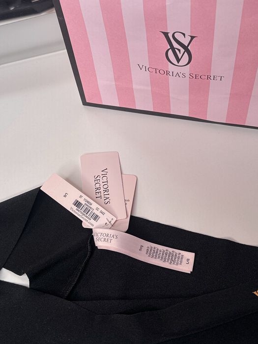 Majtki 40 L  VS Victoria’s Secret czarne bezszwowe nowe
