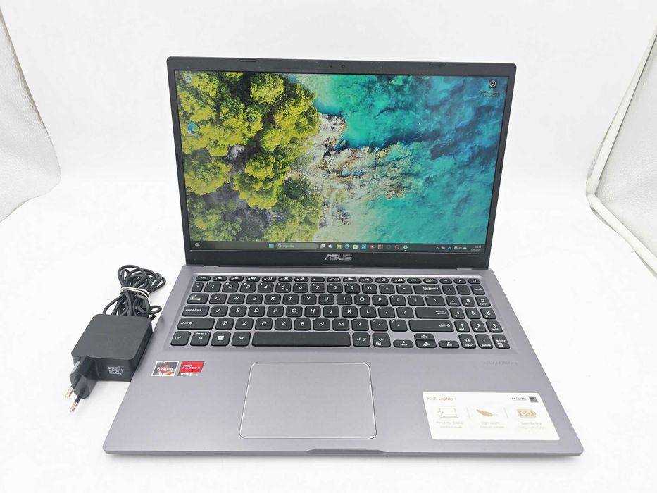 laptop ASUS Vivobook D515D, AMD RYZEN 3 3250U, 8GB RAM, 256SSD, Ładowarka