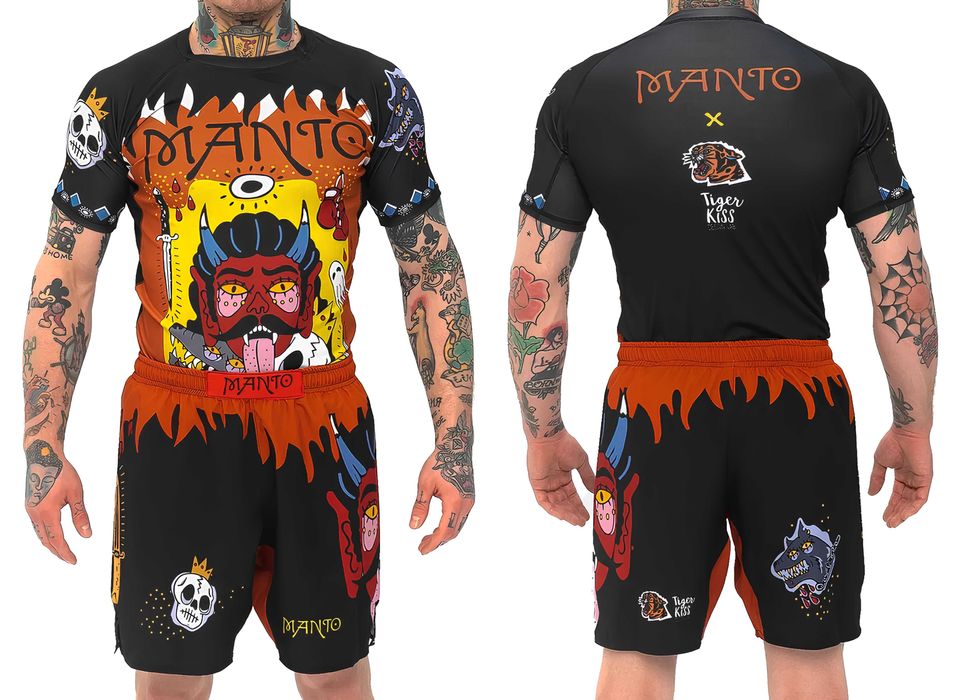 Рашгард Манто + Шорты мма (Комплект 2 в 1)