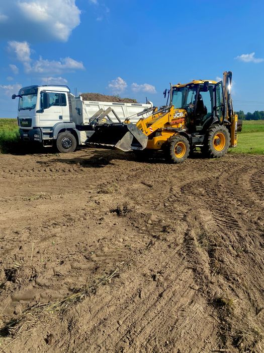 Usługi koparko-Ladowarka JCB 3CX