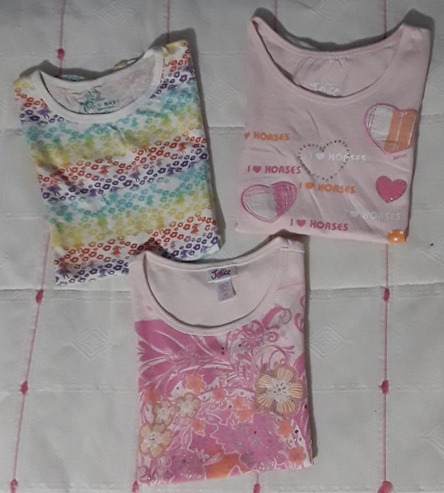 Lote t-shirts 6/8 anos