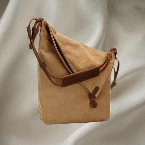 Стильна жіноча сумка-конверт коричнева.