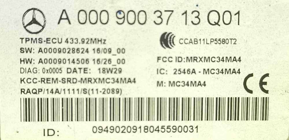 Módulo Electrónico | MERCEDES-BENZ