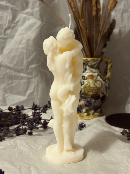 Свічка романтична пара з соэвого воску/ Свечка романтическая пара