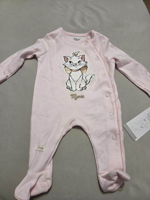 Śpiochy dla niemowlaka różowe do 1mies.