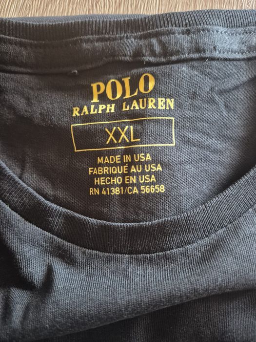T-shirt damski czarny Ralph Lauren rozmiar XXL