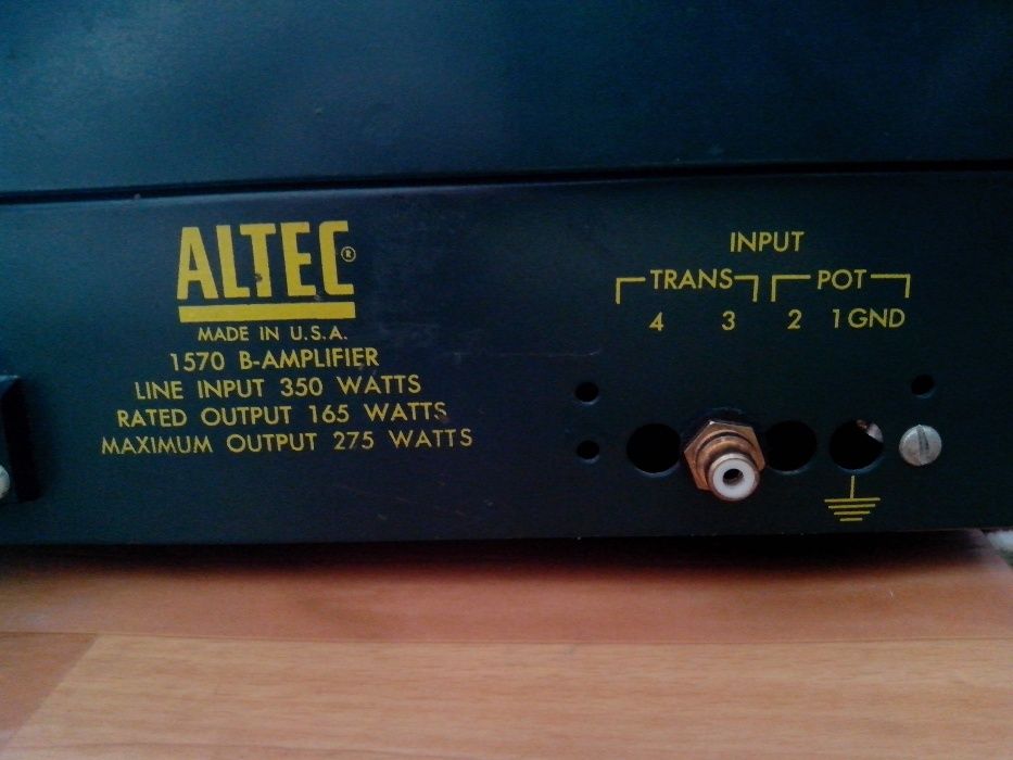 ALTEC 1570B - Ламповые моноблочные усилители