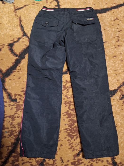 Spodnie śniegowce ocieplane polarem