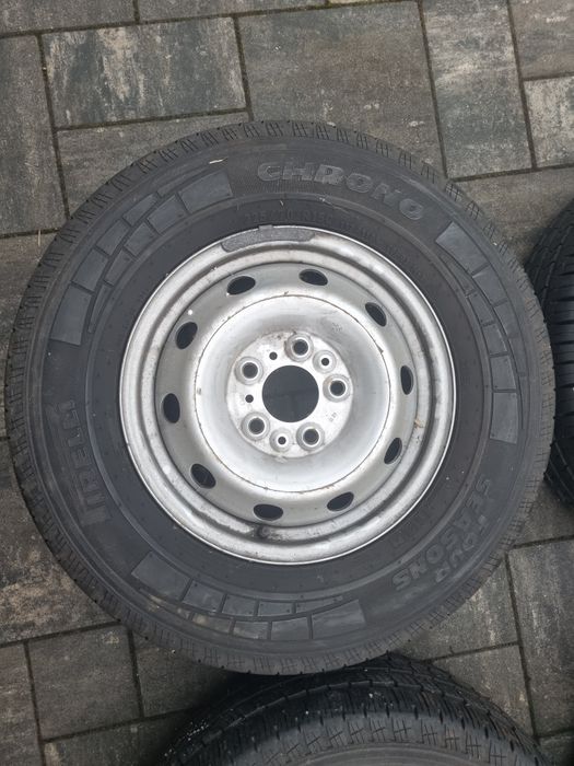 Komplet ķół Fiat Ducato Citroen Jumper Peugeot Boxer 15" felgi opony