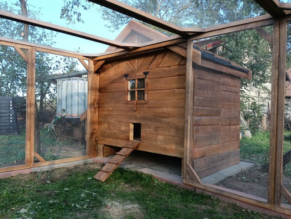 Kurnik xxl na 20 kur z wybiegiem 3x6 18 m2