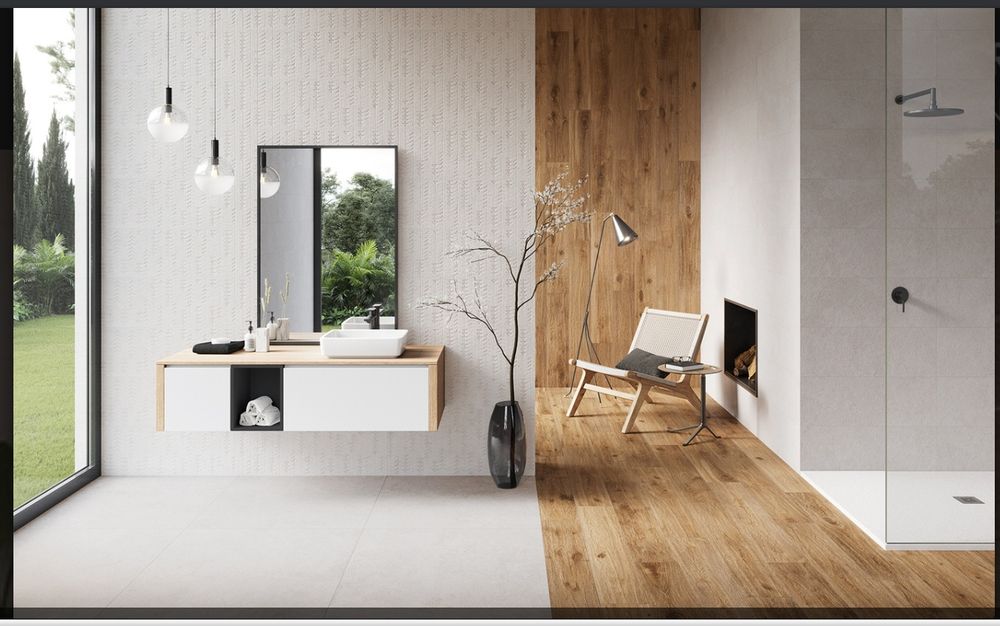 TANIO-Nowy GRES i GLAZURA hiszpańska KERABEN Verse Cream i Naturwood