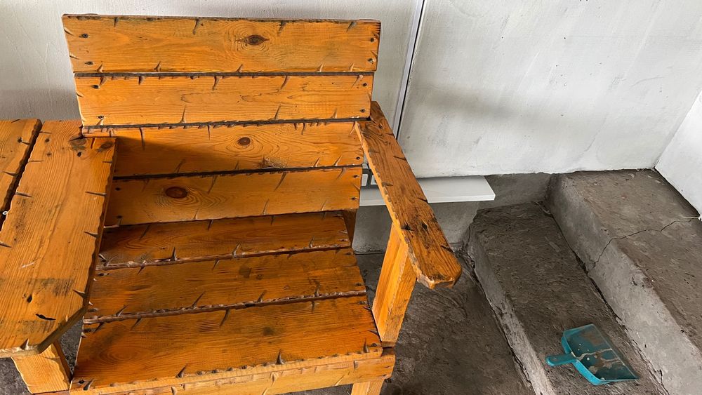 Садова лавка Лавка, стіл із дерева для дому, дачі.