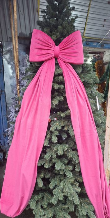 РОЗПРОДАЖ!!!Обємний  бант для декору ялинок. Розмір 45×2мет.Ціна600грн