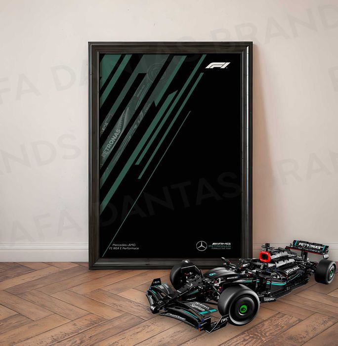 Poster para impressão AMG-MERCEDES F1 Lego MOD3