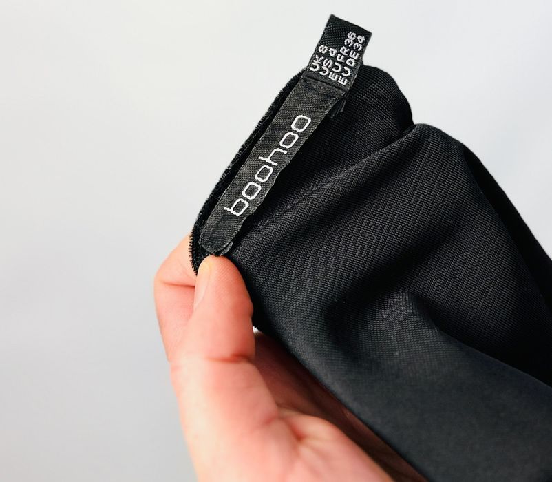 Czarny aksamitny kombinezon S 36