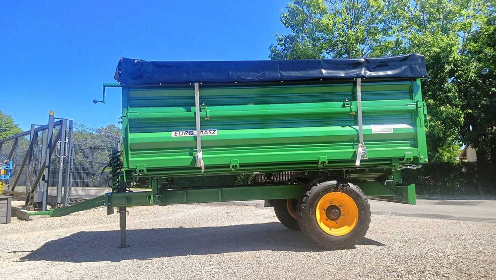 przyczepa rolnicza 3t wywrotka / euro-masz /nadstawy/ jednoosiowa