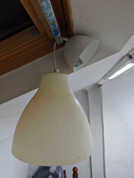 Candeeiro IKEA branco