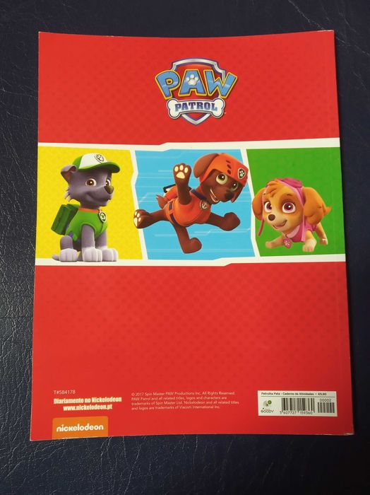 Patrulha Pata Kit Inverno + Kit Escolar + Livro Actividades