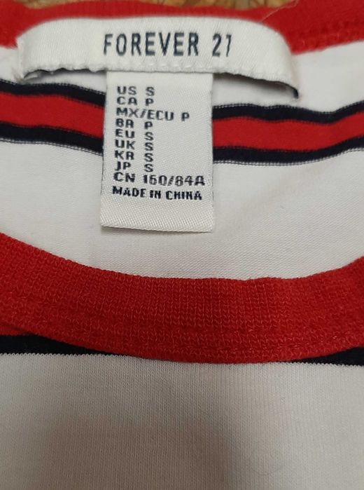 T-shirt, Forever 21, rozmiar S, w paski