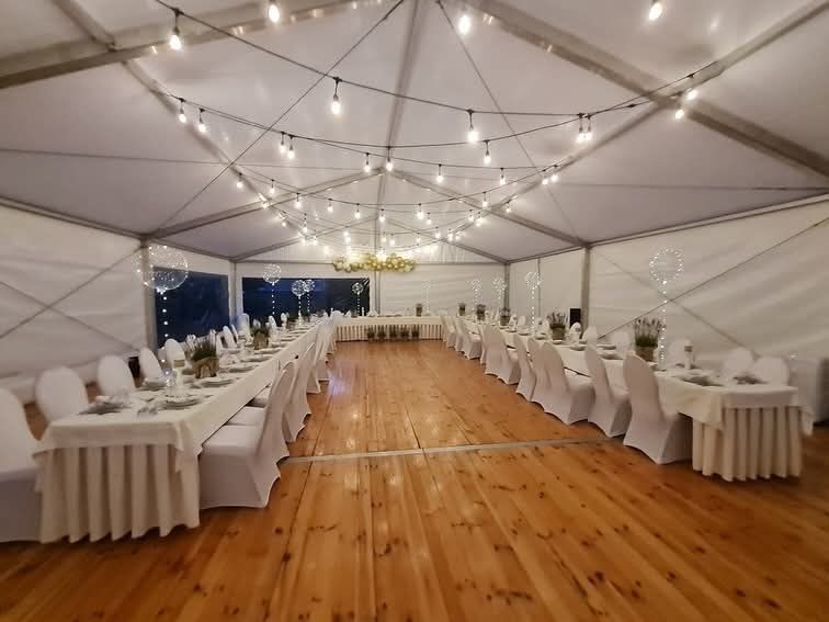 Wynajem - Hala namiotowa, namioty, stoly, krzesła