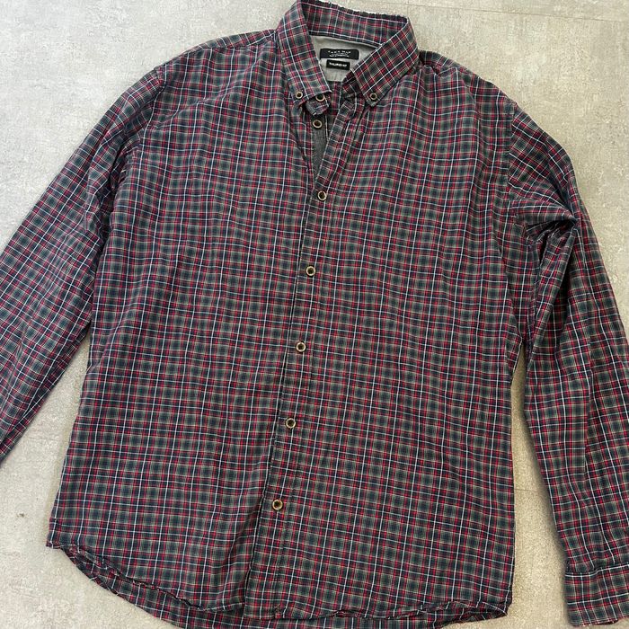 piękna ZARA koszula vintage w kratę kratkę elegancka uniwersalna