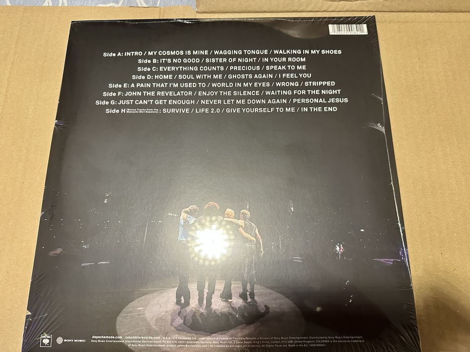 Depeche Mode Mexico Vinyl x4 Black Edition