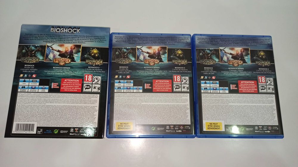 ps4 BIOSHOCK THE COLLECTION trzy gry z serii bioshock 1,2 i 3 edyc BOX