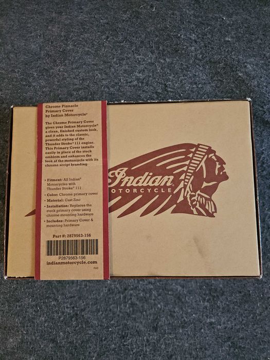 Indian  chromowana osłona Pinnacle Primary Cover 14-24 111 Chieftain SF RM Chief