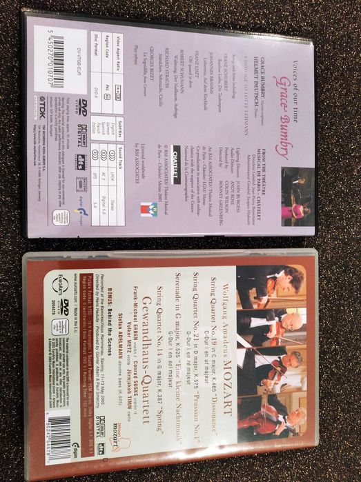 DVD's: Grace Bumbry e Gewandhaus-Quartett
