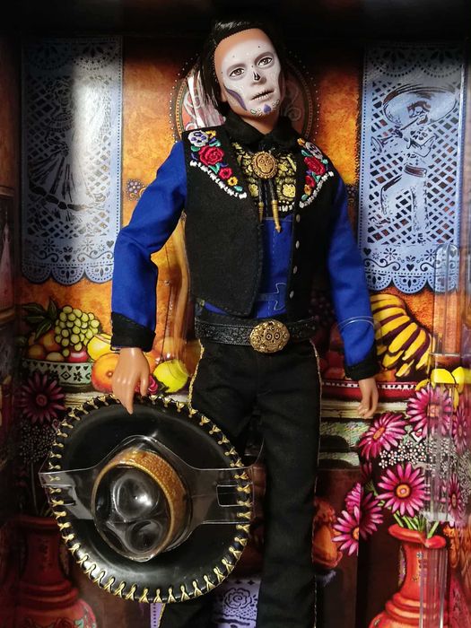 Lalka kolekcjonerska Barbie Ken Dia De Muertos Mattel