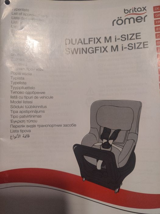 Fotelik samochodowy obrotowy britax dualfix  M i-size