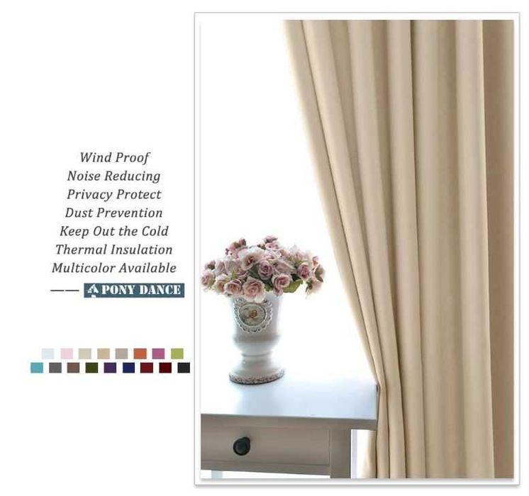 Zasłona zaciemniająca, rozmiar 200x245, kolor beż biscotti, 1 szt.