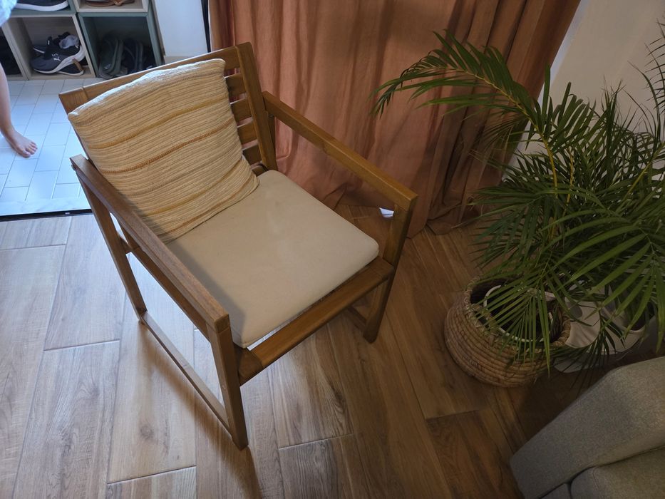 Conjunto Mesa de Jardim IKEA NÄMMARÖ  com 2 cadeiras e 1 banco