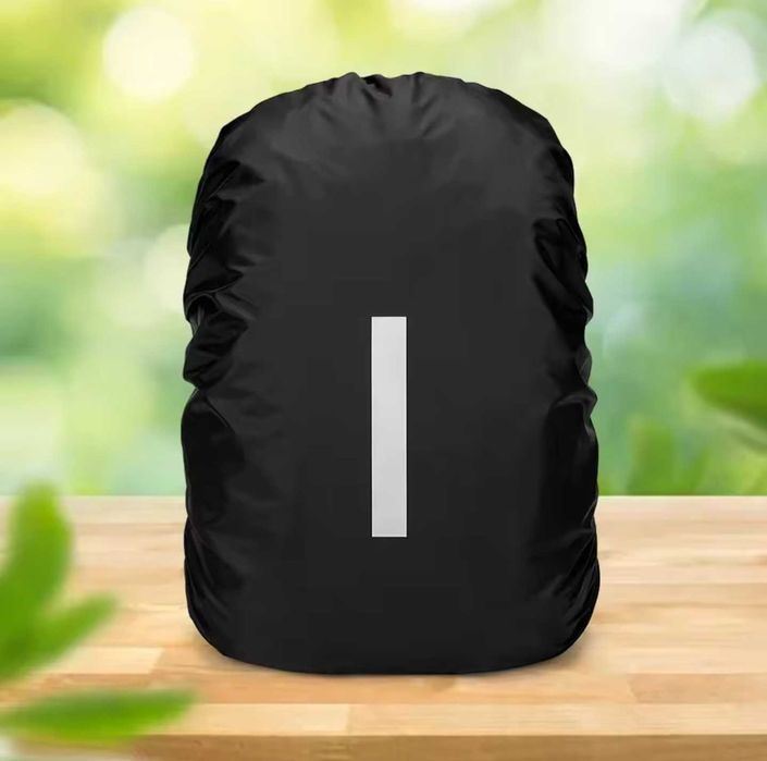 Osłona przeciwdeszczowa na plecak z paskiem odblaskowym wodoodporna