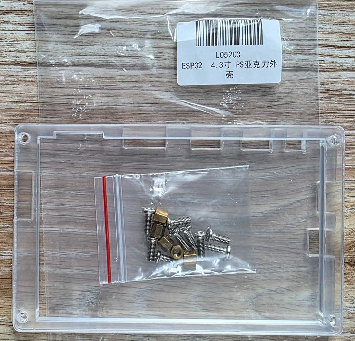 Акриловий корпус для ESP32-8048S043 (модуля з дисплеєм)