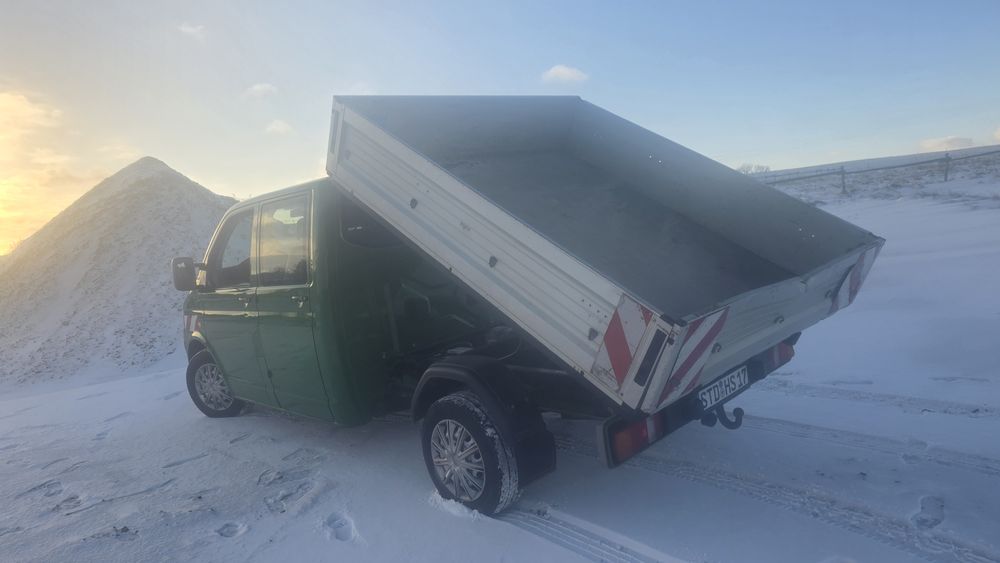 VW transporer T5  6 osób wywrotka