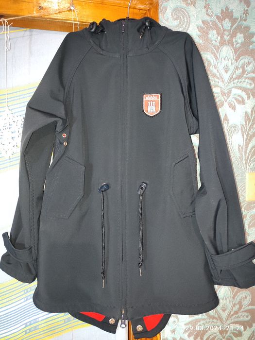 Куртка парка, софтшелл, на рост 140