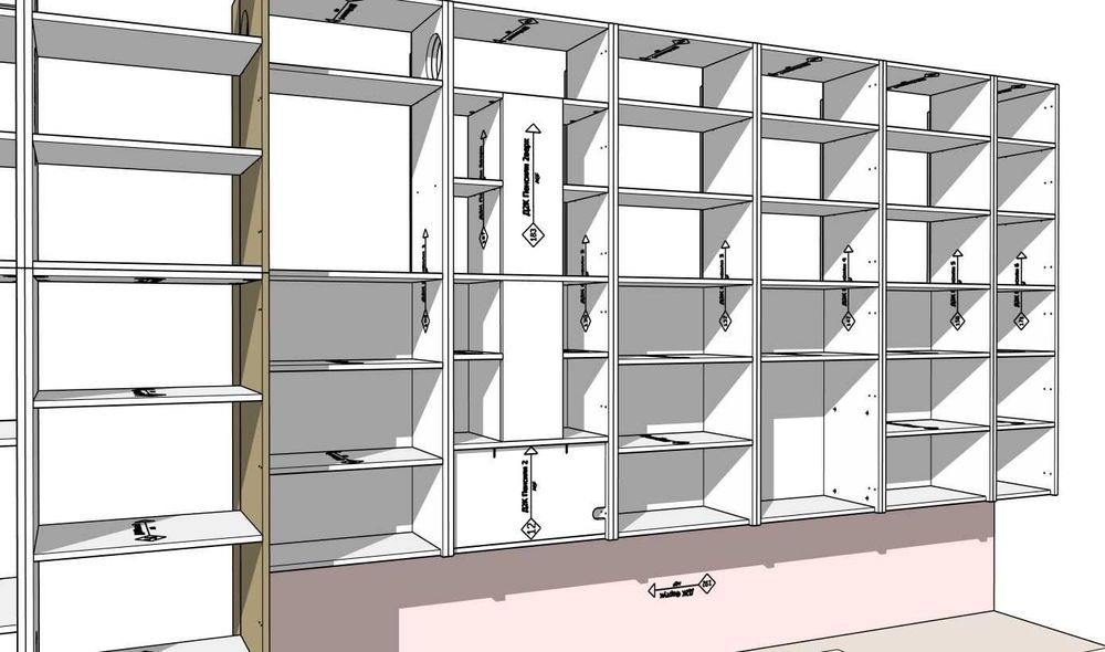 Конструктор корпусних мебелів SketchUp -ViyarPrо- Проекти - Креслення