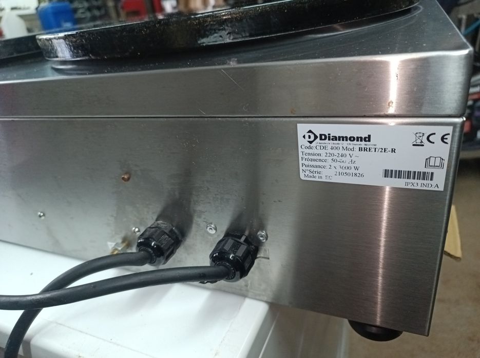 Crepeira Industrial dupla