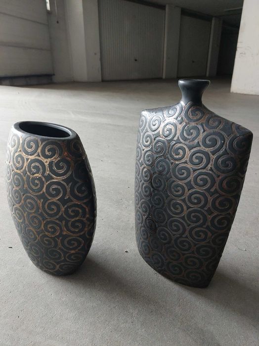 Conjunto de potes/vasos decorativos - como novos