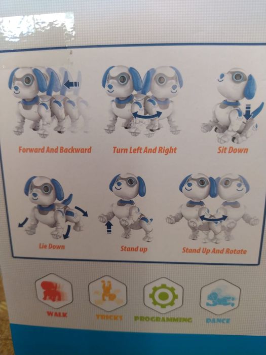 Piesek interaktywny, zdalnie sterowany