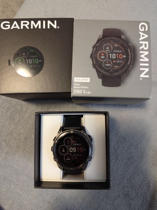 Garmin Fenix 8 Solar Sapphire 47mm - Jak nowy !