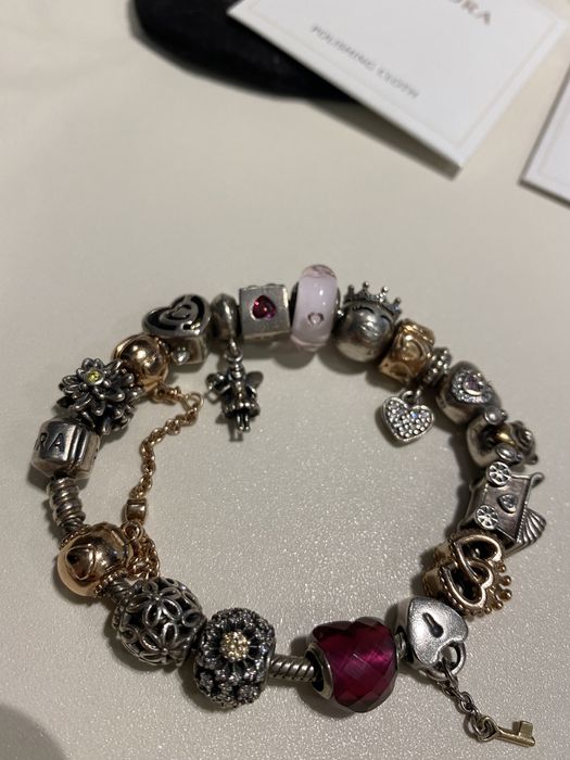 Пандора оригінал браслет з шармами