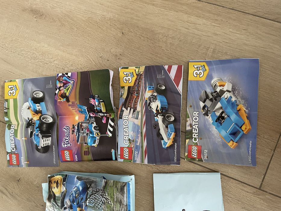 Klocki lego 11 kg i instrukcje