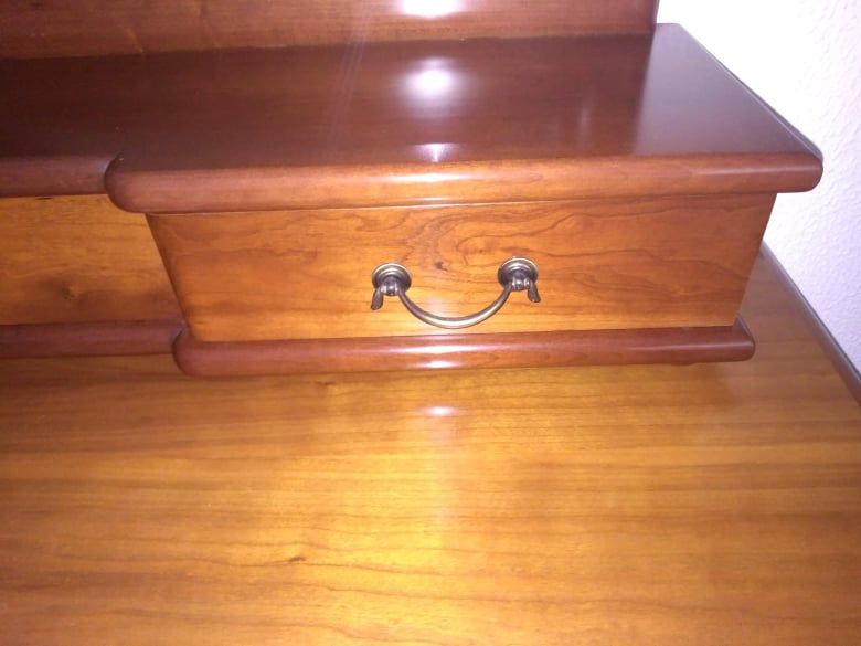 Espelho c/ 3 gavetas madeira Cerejeira